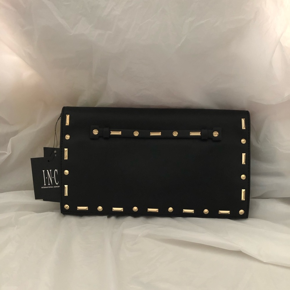 International Concepts Black Carma Stud Clutch